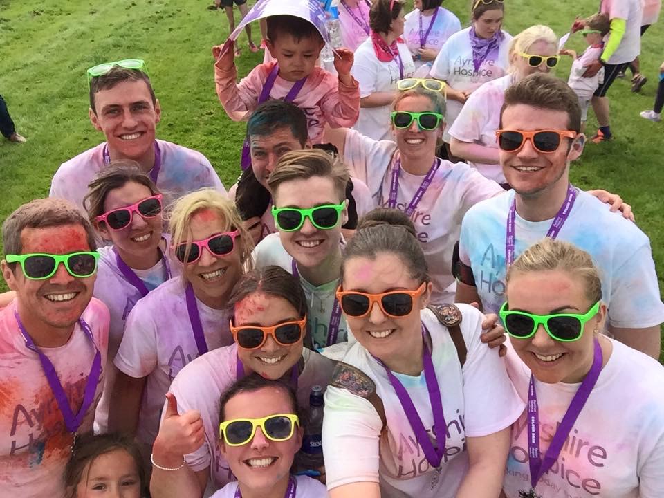 Colour Dash for the Ayrshire Hospice