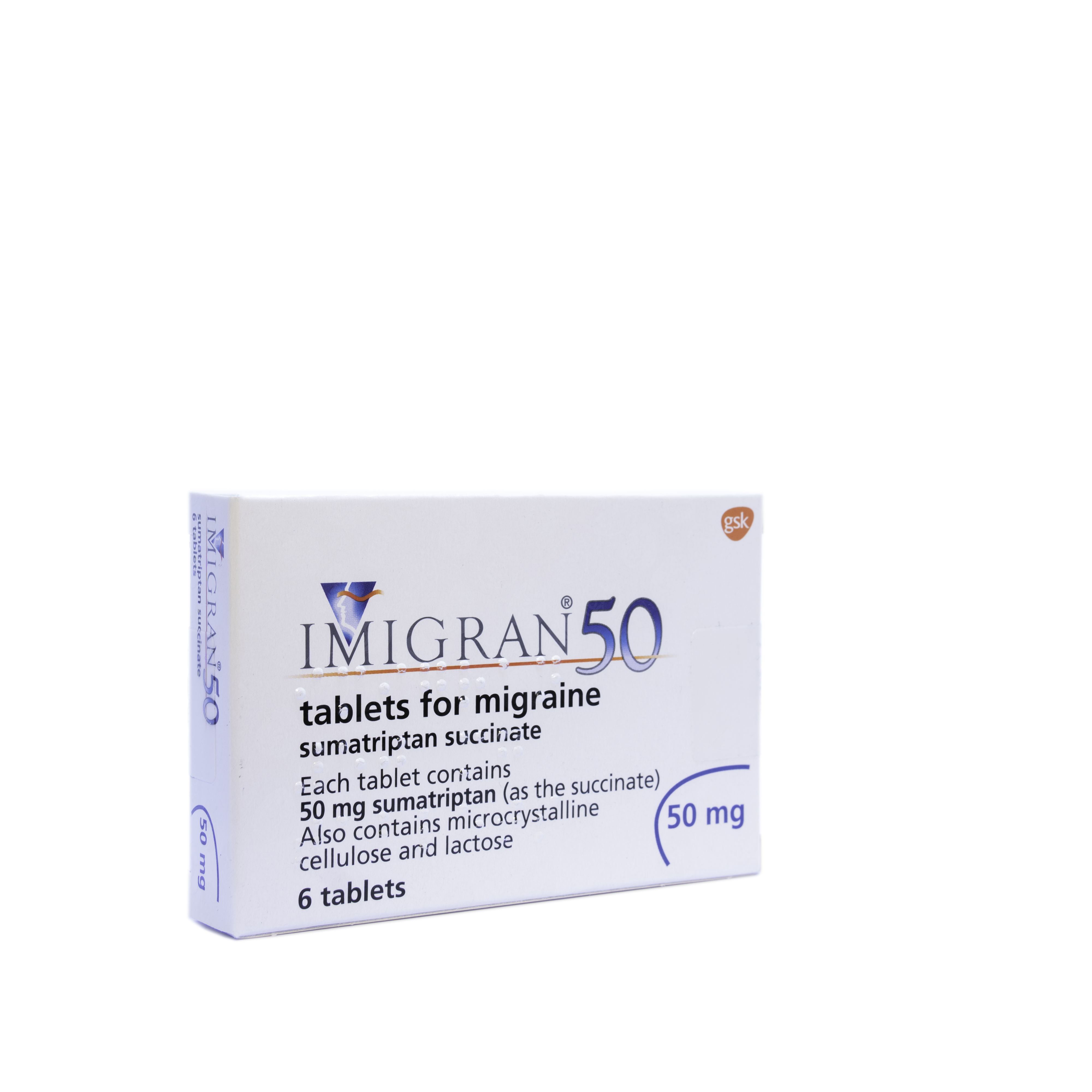 Imigran 50mg - 6 Tablets | P2095685